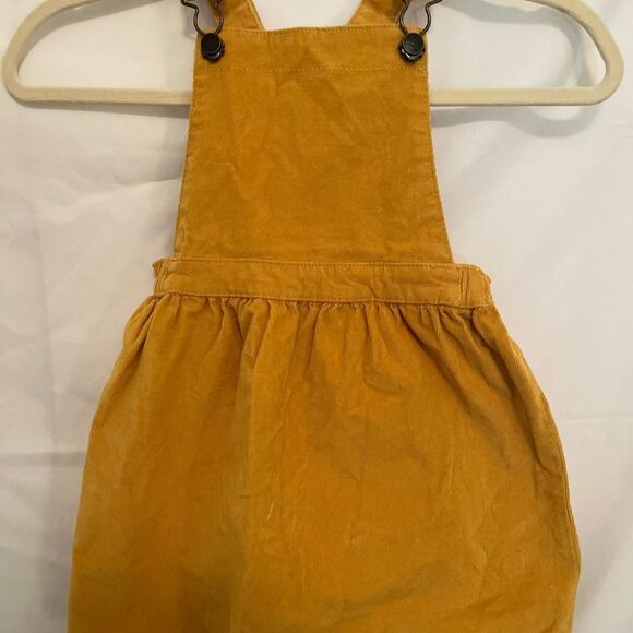 Kids Mustard Overalls - Picture 1 of 4